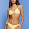 ESPRIT Recycelt: Strukturierte Bikinihose Mit Seitlichen Bindebändern