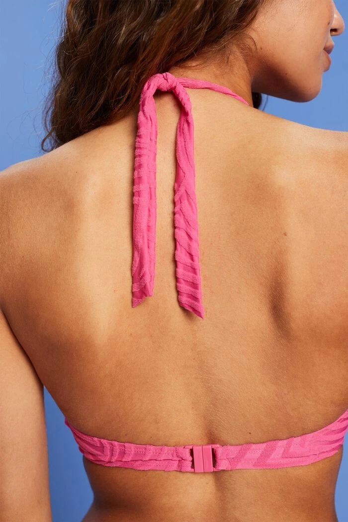 ESPRIT Wattiertes Neckholder-Bikinitop Aus Jacquard 4 ESPRIT Wattiertes Neckholder-Bikinitop Aus Jacquard – Bild 4