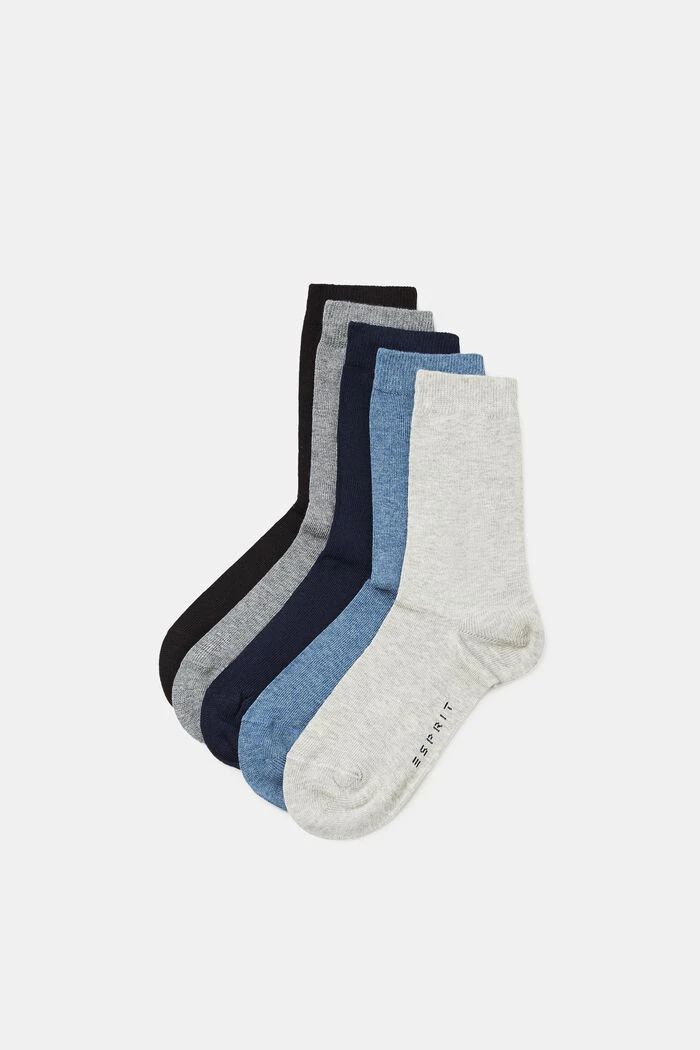 ESPRIT 5er-Pack Einfarbige Socken 1 ESPRIT 5er-Pack Einfarbige Socken