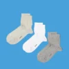 ESPRIT 3er-Pack Gerippte Socken Aus Bio-Baumwolle Mit Mittelhohem Schaft