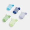 ESPRIT 5er-Pack Gestreifte Sneakersocken