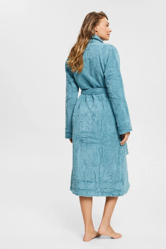 ESPRIT Bademantel In Gerippter Optik 2 ESPRIT Bademantel In Gerippter Optik – Bild 2