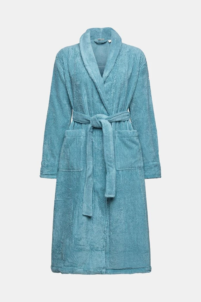 ESPRIT Bademantel In Gerippter Optik 4 ESPRIT Bademantel In Gerippter Optik – Bild 4