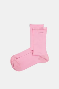 ESPRIT Doppelpack Socken Mit Rollkanten, Bio-Baumwolle