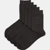 ESPRIT 5er-Pack Unifarbene Socken, Bio-Baumwolle