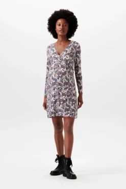 ESPRIT Gemustertes Stillkleid, LENZING™ ECOVERO™