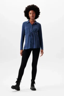 ESPRIT Jerseybluse Mit Langem Arm