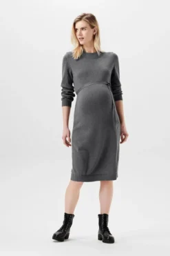 ESPRIT Midi-Kleid Mit Abnehmbarem Gürtel