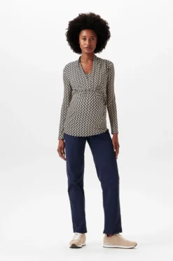 ESPRIT Überbauchhose Mit Geradem Bein