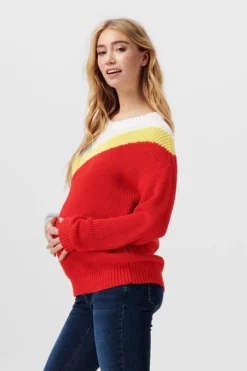 ESPRIT Strickpullover Im Colorblock-Design, Bio-Baumwolle -Esprit Geschäft 3810211 602 12