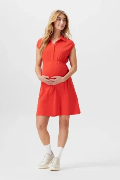 ESPRIT Polo-Hemdblusenkleid Aus Jersey