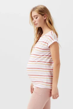 ESPRIT Gestreiftes T-Shirt Aus Bio-Baumwolle 7 ESPRIT Gestreiftes T-Shirt Aus Bio-Baumwolle -Esprit Geschäft 3820011 609 12