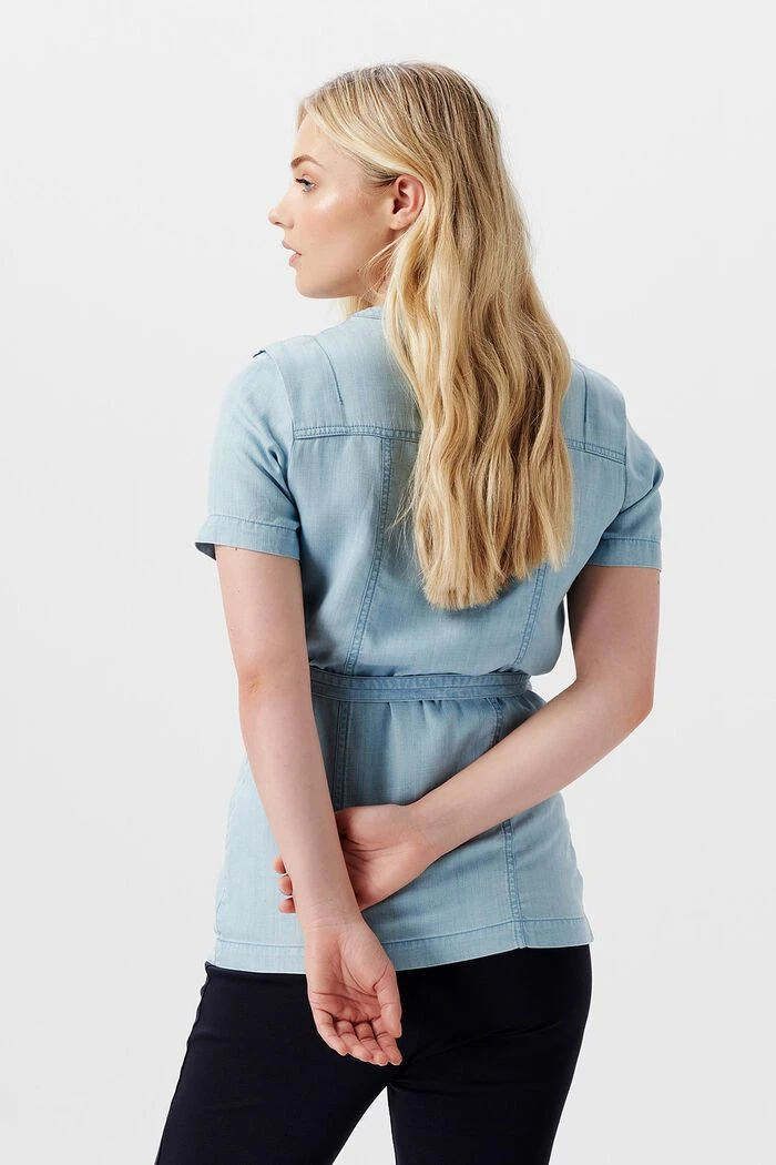 ESPRIT Bluse Mit V-Ausschnitt Und Knöpfen 2 ESPRIT Bluse Mit V-Ausschnitt Und Knöpfen – Bild 2