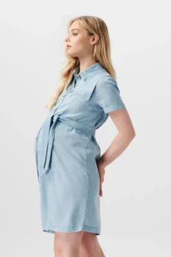 ESPRIT Mini-Shirtkleid Mit Bindegürtel -Esprit Geschäft 3820412 950 12