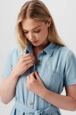 ESPRIT Mini-Shirtkleid Mit Bindegürtel -Esprit Geschäft 3820412 950 16