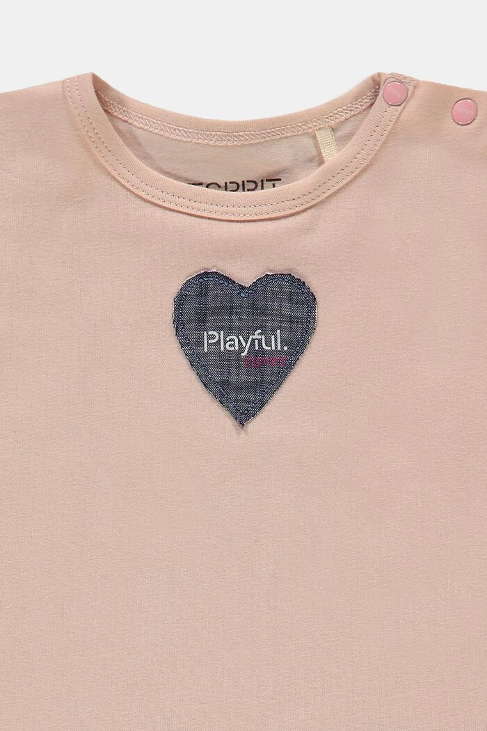 ESPRIT T-Shirt Mit Herz-Aufnäher, Bio-Baumwolle 3 ESPRIT T-Shirt Mit Herz-Aufnäher, Bio-Baumwolle – Bild 3