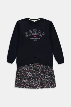 ESPRIT Sweatkleid In Midilänge Aus Baumwolle