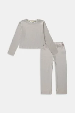 ESPRIT Set Aus Sweater Und Hose In Rippstrick