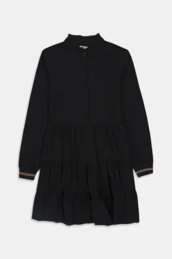 ESPRIT Ausgestelltes Minikleid Mit Geringelten Rippstrickbündchen