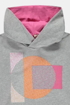 ESPRIT Baumwoll-Hoodie Mit Geometrischem Print Auf Der Brust -Esprit Geschäft 7310151004 049 25