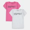 ESPRIT 2er-Pack T-Shirts Mit Metallic-Logoprint