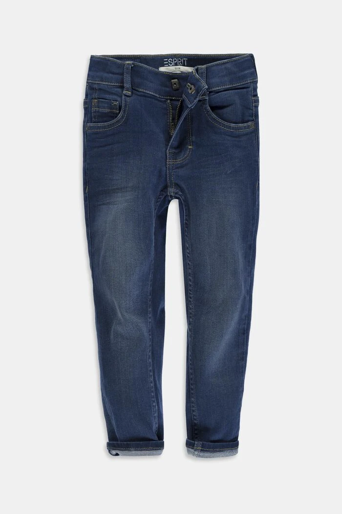 ESPRIT Washed Stretch-Jeans Mit Verstellbund 1 ESPRIT Washed Stretch-Jeans Mit Verstellbund