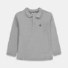 ESPRIT Langärmeliges Piqué-Polo, 100% Baumwolle
