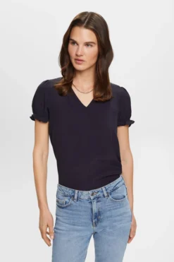 ESPRIT Bluse Mit V-Ausschnitt