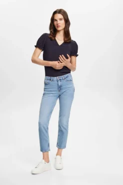 ESPRIT Bluse Mit V-Ausschnitt -Esprit Geschäft 992CC1F301 400 15