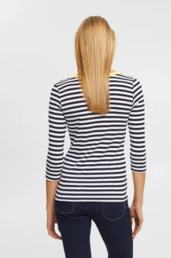 ESPRIT U-Boot-Shirt In Streifenoptik -Esprit Geschäft 992CC1K325 402 11