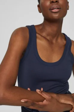 ESPRIT Tank-Top Aus Organic Cotton