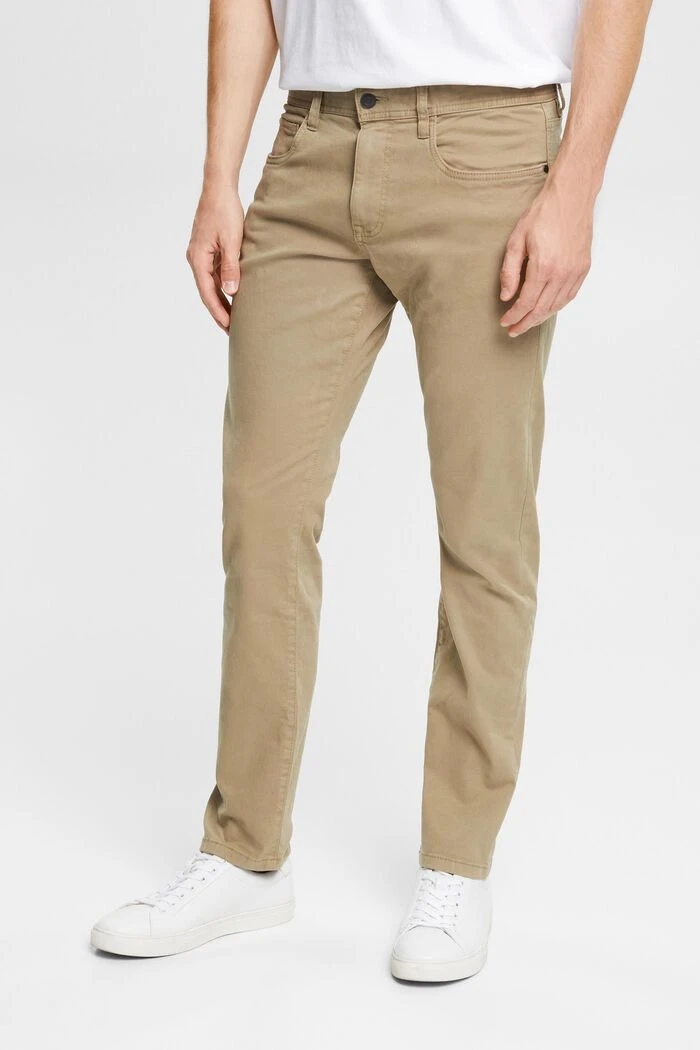 ESPRIT Slim-Fit-Hose Aus Organischer Baumwolle 1 ESPRIT Slim-Fit-Hose Aus Organischer Baumwolle