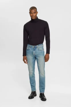 ESPRIT Slim Jeans Im Stonewashed Look, Aus Organic Cotton 10 ESPRIT Slim Jeans Im Stonewashed Look, Aus Organic Cotton -Esprit Geschäft 992EE2B307 902 15
