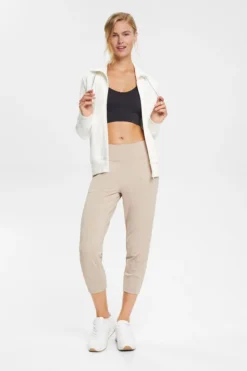 ESPRIT Gecroppte Jersey-Jogger-Pants Mit E-DRY-Finish