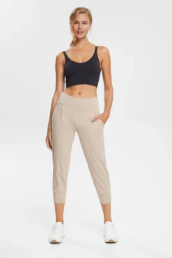 ESPRIT Gecroppte Jersey-Jogger-Pants Mit E-DRY-Finish -Esprit Geschäft 992EI1B309 270 15