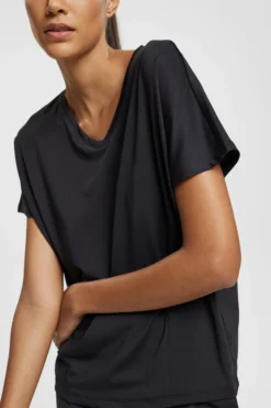 ESPRIT Active-T-Shirt Mit V-Ausschnitt Und E-DRY -Esprit Geschäft 992EI1K314 001 16