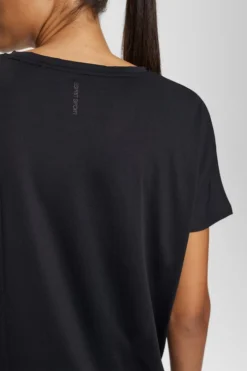 ESPRIT Active-T-Shirt Mit V-Ausschnitt Und E-DRY -Esprit Geschäft 992EI1K314 001 18