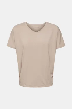 ESPRIT Active-T-Shirt Mit V-Ausschnitt Und E-DRY -Esprit Geschäft 992EI1K314 270 20
