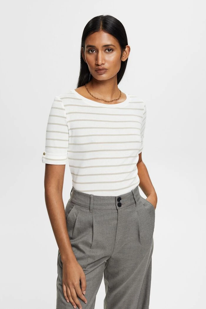 ESPRIT Gestreiftes T-Shirt 1 ESPRIT Gestreiftes T-Shirt