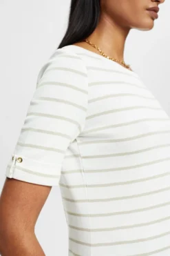 ESPRIT Gestreiftes T-Shirt 8 ESPRIT Gestreiftes T-Shirt -Esprit Geschäft 992EO1K309 335 16