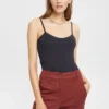 ESPRIT Basic-Top Mit Spaghetti-Trägern, LENZING™ ECOVERO™