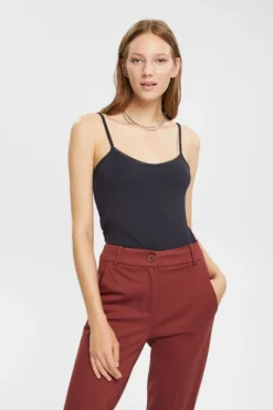 ESPRIT Basic-Top Mit Spaghetti-Trägern, LENZING™ ECOVERO™