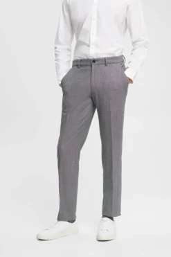 ESPRIT Mix & Match: Anzughose Mit Birdseye-Muster