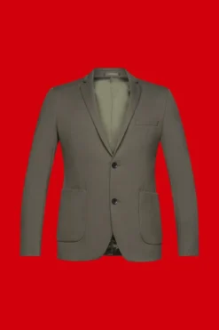 ESPRIT Einreihiger Piqué-Jersey-Blazer -Esprit Geschäft 992EO2G302 355 20