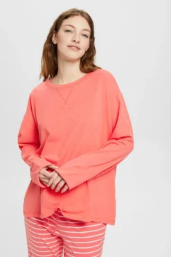 ESPRIT Langarm-Pyjamaobterteil