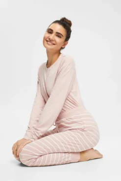 ESPRIT Gestreifte Jersey-Hose -Esprit Geschäft 992ER1Y319 682 13