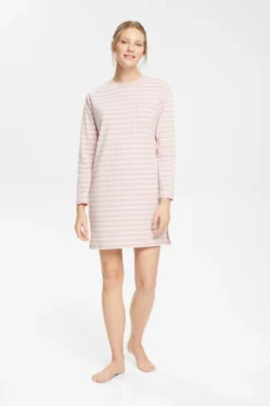 ESPRIT Jersey-Nachthemd Mit Streifenmuster 8 ESPRIT Jersey-Nachthemd Mit Streifenmuster -Esprit Geschäft 992ER1Y320 682 14