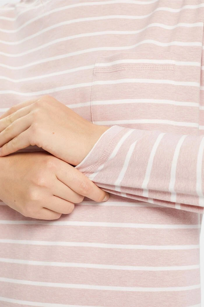 ESPRIT Jersey-Nachthemd Mit Streifenmuster 4 ESPRIT Jersey-Nachthemd Mit Streifenmuster – Bild 4