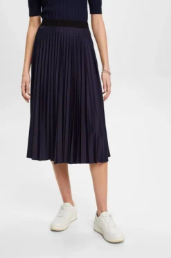 ESPRIT Plissierter Midi-Rock