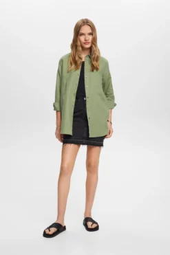 ESPRIT Bluse Aus Leinenmix -Esprit Geschäft 993EE1F301 345 15